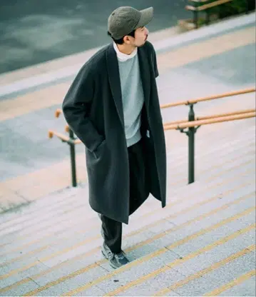 EDIFICE 그레이 체스터 코트