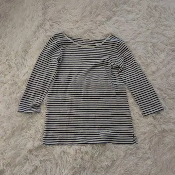 사만사 모스모스 긴팔 화이트 계열 네이비 계열 ( M )