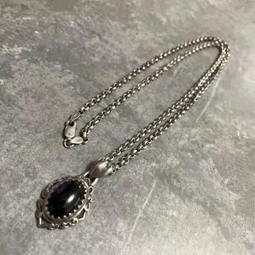 실버 목걸이 블랙 오닉스