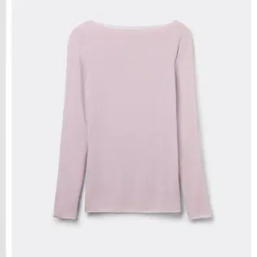 Intimissimi 보트넥 모달 캐시미어 울트라 라이트 연보라