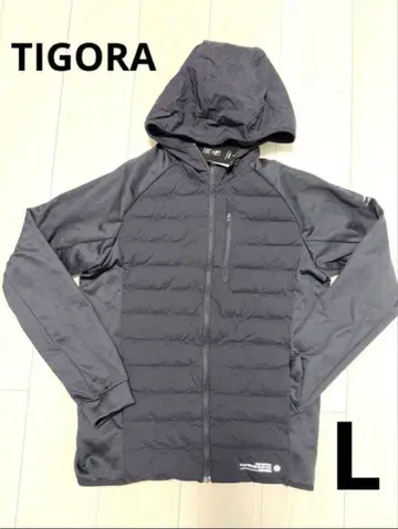 [ 새상품 ] TIGORA 티고라 패딩 자켓 L 블랙 러닝