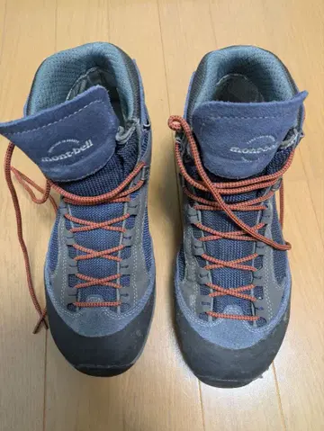 Montbell 트레킹 슈즈 그레이/블루