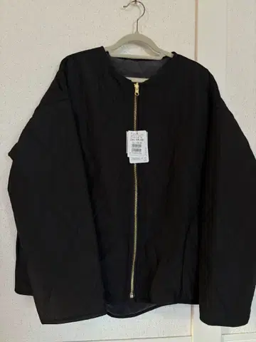 패디드 퍼 리버서블 블루종