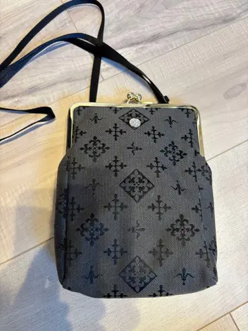 russet 가마구치 스마트폰 숄더 코튼 자카드 새상품급