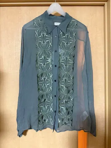 DRIES VAN NOTEN 자수 셔츠 드리스반노튼 상의