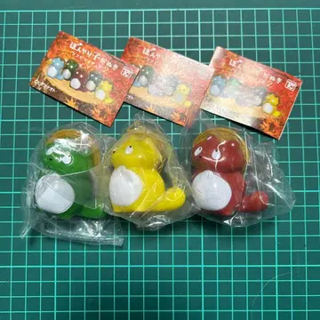 멍때리는 아기 너구리 가챠 3개 세트