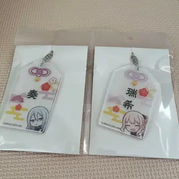 프로세카 아크릴 부적풍 키링 아키야마 미즈키 요이사키 소