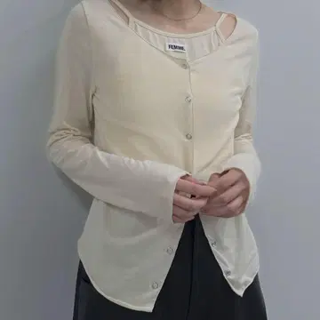 mline 레이어 로고 T셔츠