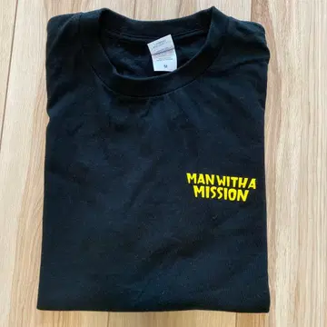 맨 위즈 MAN WITH A MISSION 티셔츠 M 사이즈 블랙