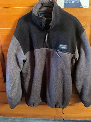 PenField 플리스 자켓 L 사이즈 그레이 블랙