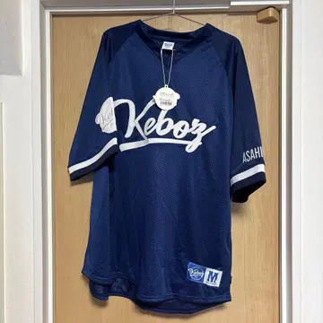 Keboz V NECK BASEBALL SHIRT NAVY M