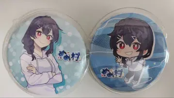 메메마을 팝업 등신 SD 캔뱃지 Latte