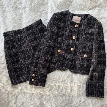 새상품급 인기 트위드 셋업