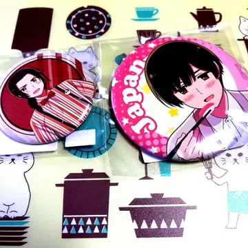 헤타리아 월드 스타즈 캔뱃지 세트