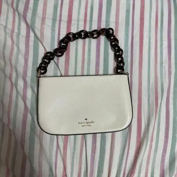 케이트 스페이드 화이트 핸드백