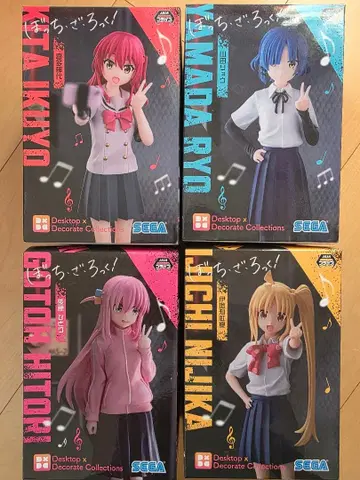 미개봉 새상품 봇치더록 SEGA 데스크탑 4체 세트