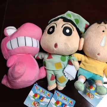 짱구는 못말려 봉제 인형 짱구 맹구 와니야마 씨 3종 세트