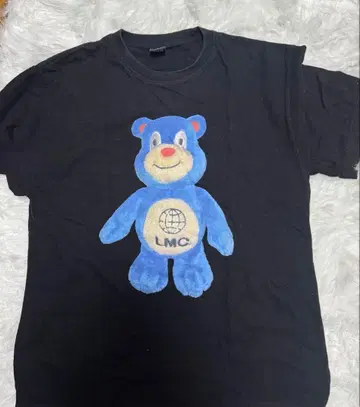 LMC 캐릭터T 블랙 L 스트릿 한국 브랜드