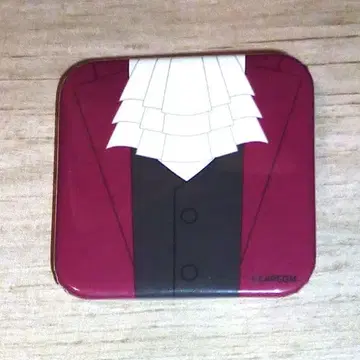 역전재판 화랑 미츠루기 레이지 캔뱃지 스퀘어 배지 역전재판