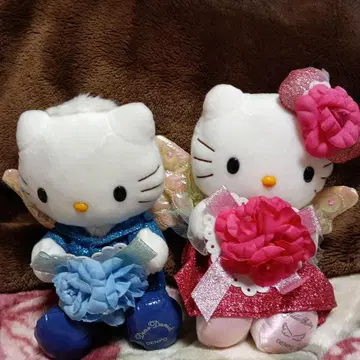 헬로키티 봉제 인형 천사의 날개 포함