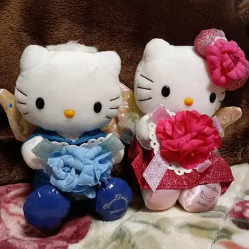 헬로키티 봉제 인형 천사의 날개 포함