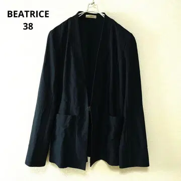 BEATRICE 베아트리스 노카라 자켓 일본제 네이비 38
