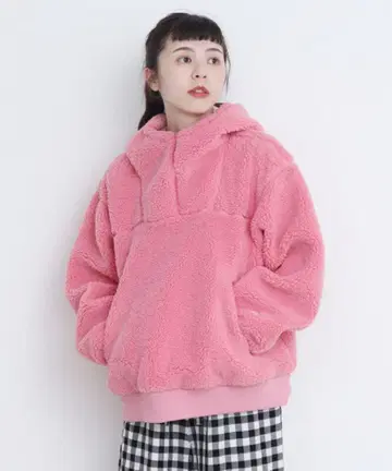 차일드우먼 리사이클 보아 후드 풀오버