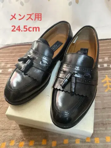 블랙 로퍼 남성 신발