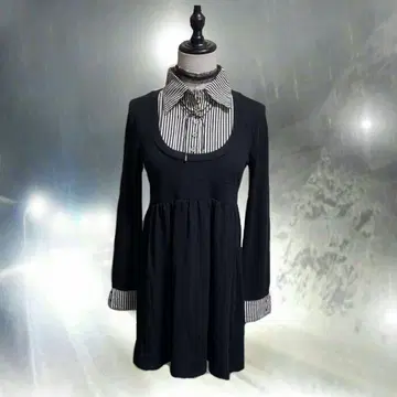 튜닉 절개 미니 원피스 발레코어 페어리 그런지