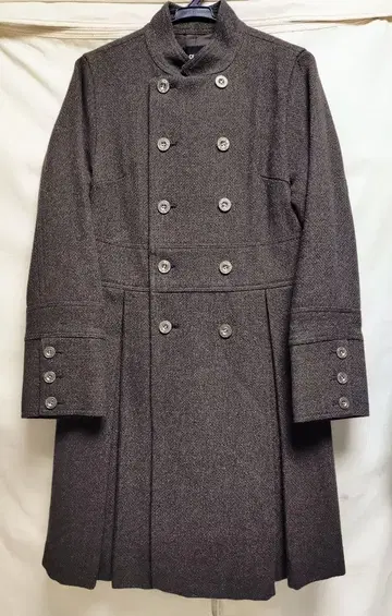 피스 나우 밀리터리 코트 브라운