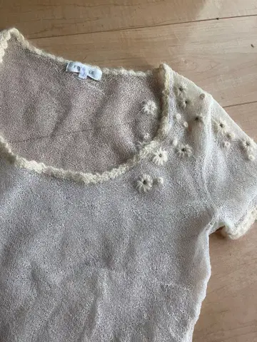 FRAGILE 반팔 니트