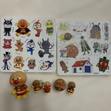 호빵맨 퍼즐과 피규어 세트