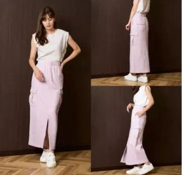 [ 새상품급 ] herlipto FLIGHT MODE 스커트 핑크