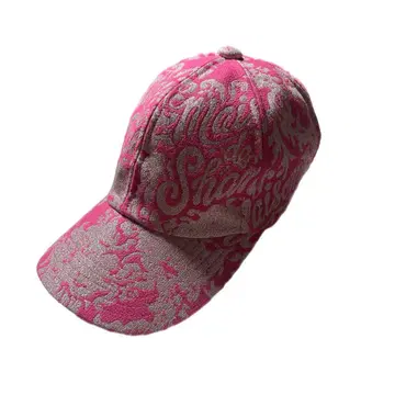 MAISON DE SHANTI 메조 드 샹티 핑크 자수 캡