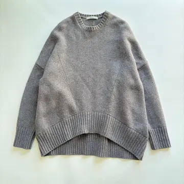 [치노] 크루넥 니트 UNITED ARROWS 별주 울 그레이 계열