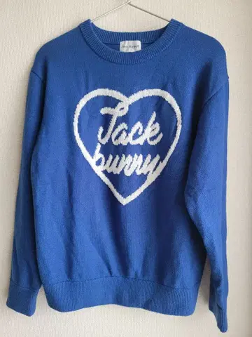 [ Jack Bunny!! ] 스웨터 블루 사이즈 2