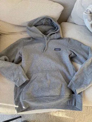 Patagonia 그레이 후드 부착 후드티