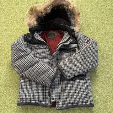 플래드헤드 R.J.B 체크 무늬 다운 자켓 40