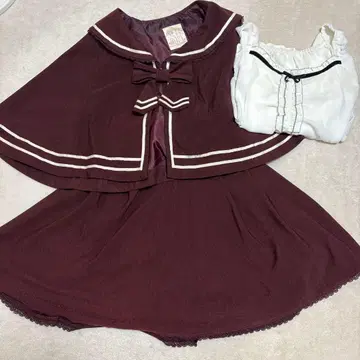 시크릿허니 세일러풍 셋업 사이즈 2