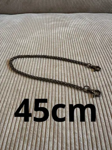 실버 꼬임 지갑 체인