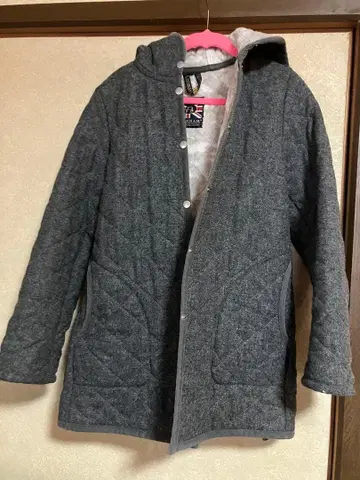 LAVENHAM 그레이 퀼팅 자켓