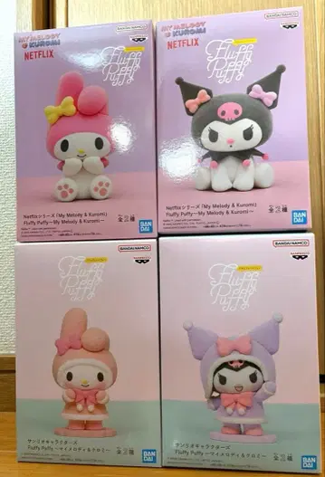 [ 미개봉 새상품 ] 산리오 Fluffy Puffy 마이멜로디 & 쿠로미