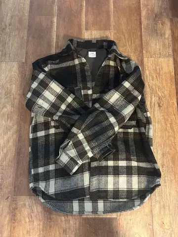 coen 체크 무늬 플란넬 셔츠