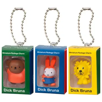 miffy 미니어처 패키지 참 3종 세트