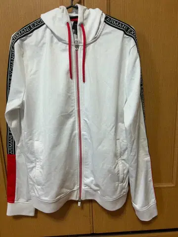 ARMANI EXCHANGE 화이트 후드티
