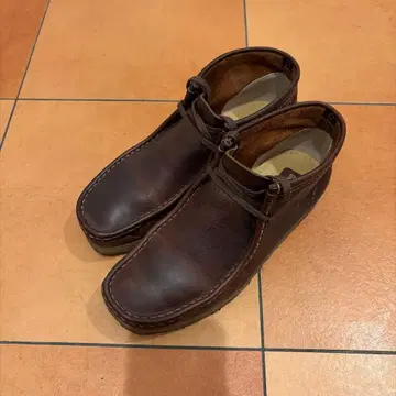 Clarks 오리지널스 브라운 왈라비 가죽