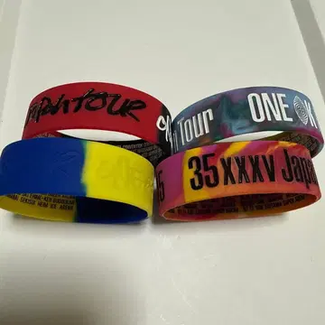ONE OK ROCK 러버 밴드 4개 세트 낱개 판매