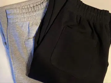 [ 미사용 ] UNIQLO:C 맨투맨 와이드 팬츠 2종