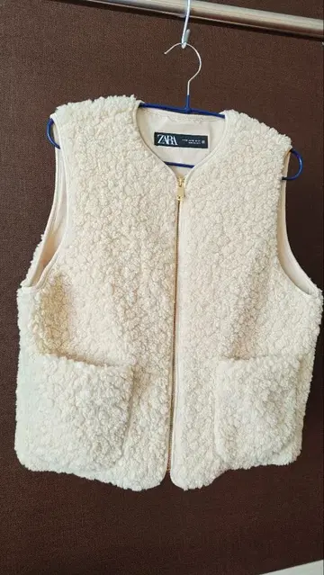 ZARA 보아 자켓 XS 크림