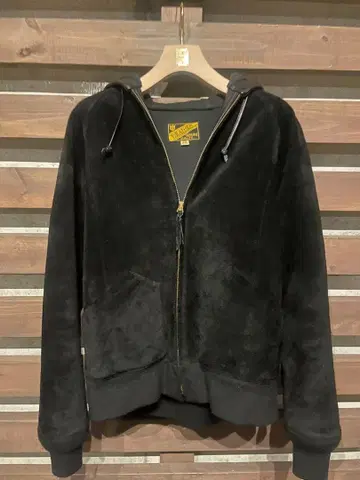 Y'2 LEATHER 와이투레더 후드티 스웨이드 사이즈 42 블랙